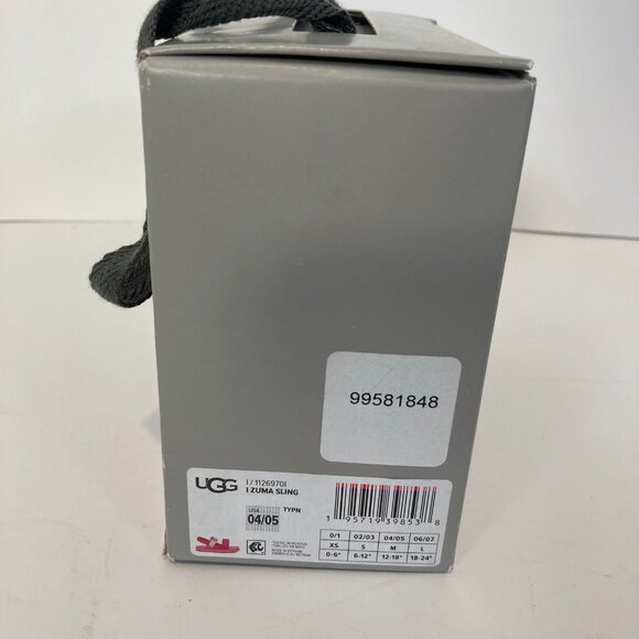 UGG Sandal Pink White Blue Neon Zuma Sling Flip Flop Shoe Baby Toddler 12-18M - Picture 4 of 10